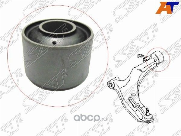 САЙЛЕНТБЛОК RR ПЕРЕДНЕГО НИЖНЕГО РЫЧАГА NISSAN SUN (SAT). Артикул ST545704M410