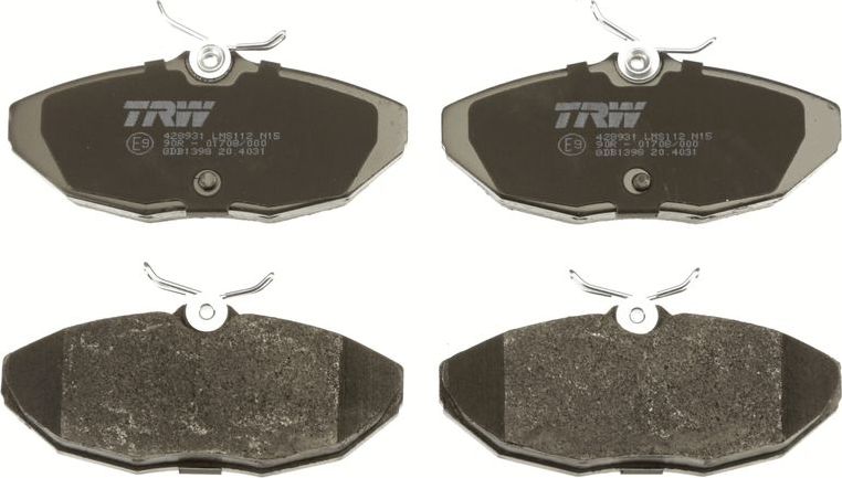 Тормозные колодки TRW COTEC. Артикул GDB1398