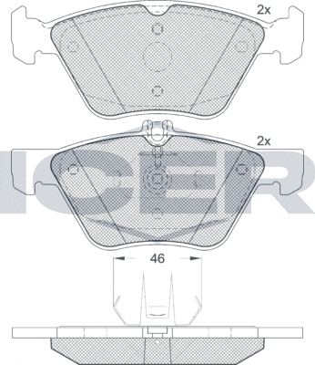 Тормозные колодки Icer. Артикул 181259
