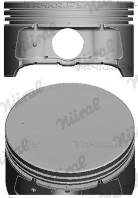 Поршень Nural для Volvo V70 III 2007-2011. Артикул 87-423400-00