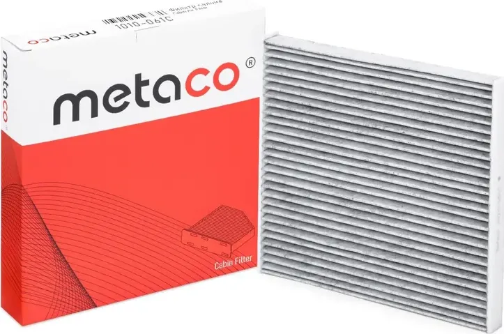 Фильтр салона CITROEN JUMPER/ FIAT DUCATO/ PEUGEOT BOXER (2006-) УГОЛЬНЫЙ (Metaco). Артикул 1010061C