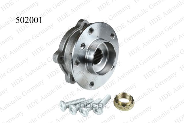 (Производитель  HDE или SCAN-TECH) Подшипник в сборе со ступицей Х5 E70 FR. Артикул 502001