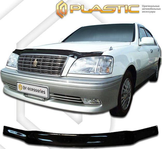 Дефлекторы СА Пластик для капота (Classic черный) Toyota Crown s171,173 1999-2003. Артикул 2010010103842