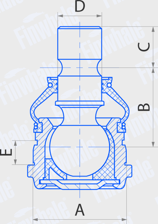 Шаровая опора Finwhale. Артикул BJ505