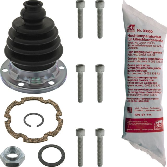 Пыльник ШРУСа внутренний Febi Bilstein (резина) передний для SEAT Alhambra I 1997-2002. Артикул 07643