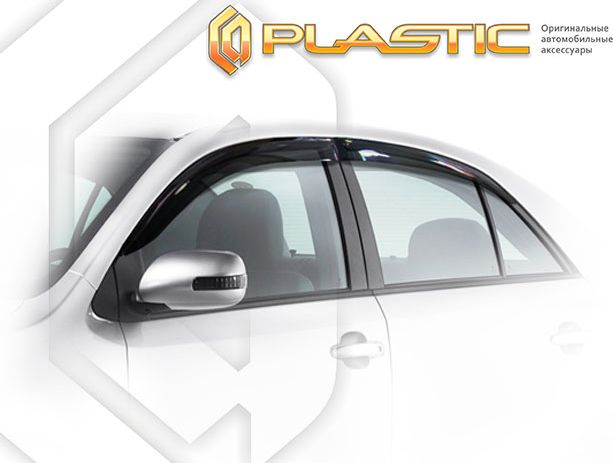 Дефлекторы СА Пластик для окон (Classic полупрозрачный) Toyota Allion 2007-2016. Артикул 2010030303062