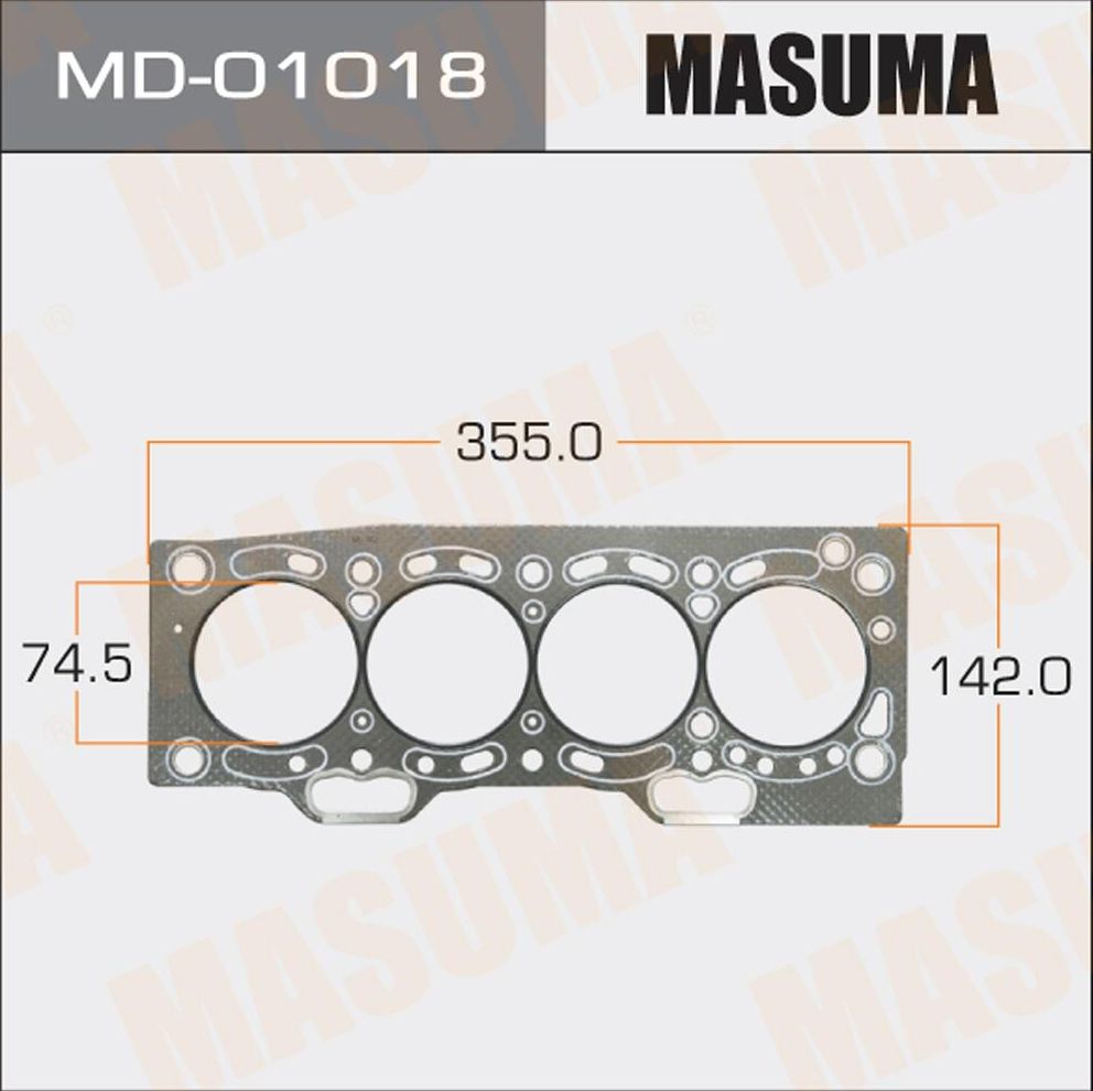 Прокладка ГБЦ Masuma. Артикул MD-01018