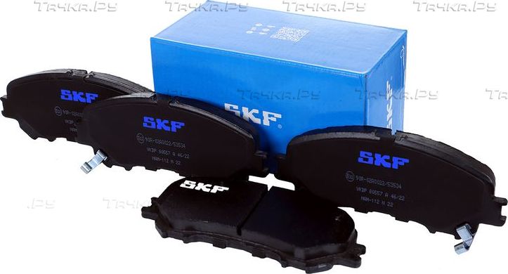 Тормозные колодки SKF для Renault Koleos II 2016-2026. Артикул VKBP 80557 A