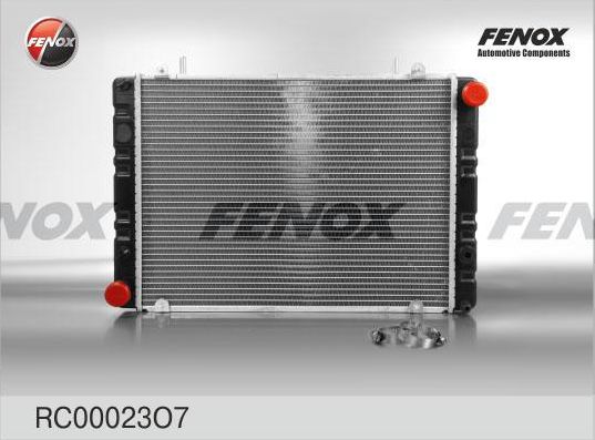 Радиатор охлаждения двигателя Fenox для ГАЗ Соболь 1997-2026. Артикул RC00023O7