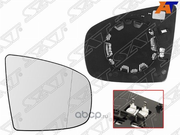 Полотно зеркала BMW X5 E70 06-12 X6 07-14 RH асфе (SAT). Артикул ST1210040