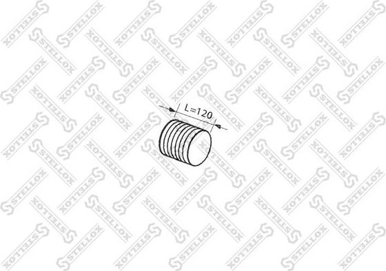 Гофра глушителя Stellox для Volvo  FM12 1999-2001. Артикул 82-01640-SX
