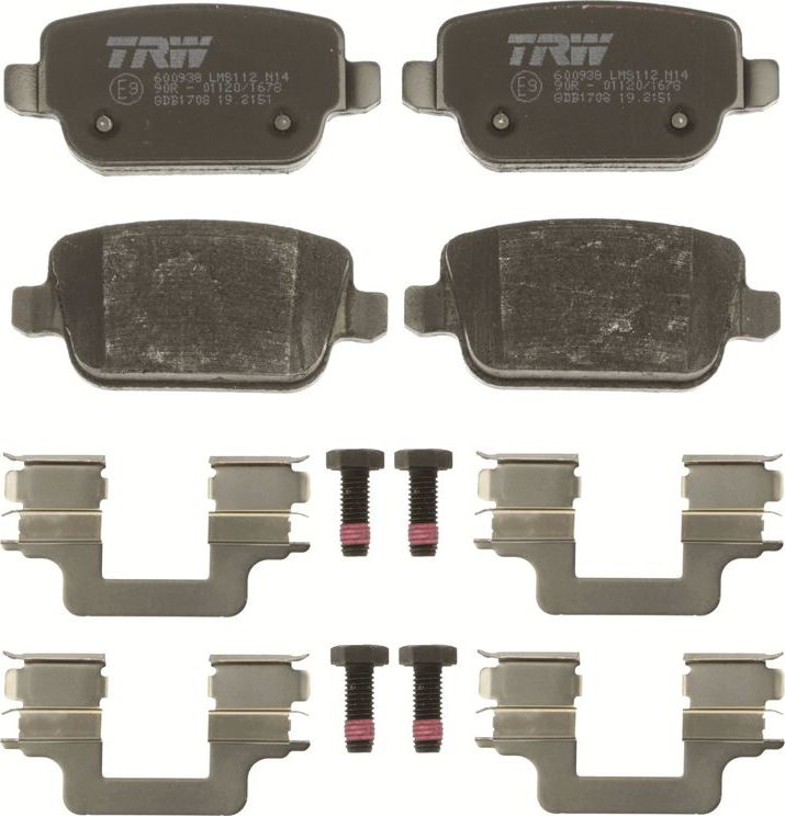 Тормозные колодки TRW COTEC. Артикул GDB1708