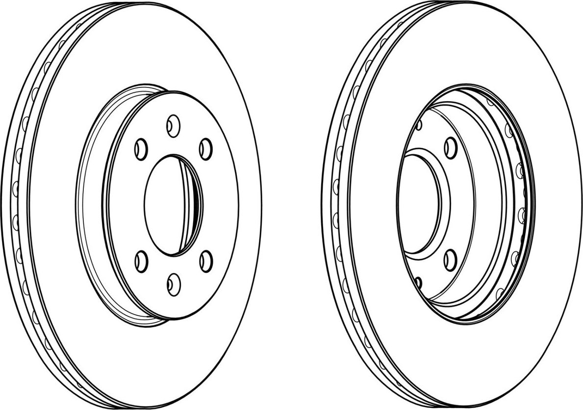 Тормозной диск Ferodo Premier. Артикул DDF2089C