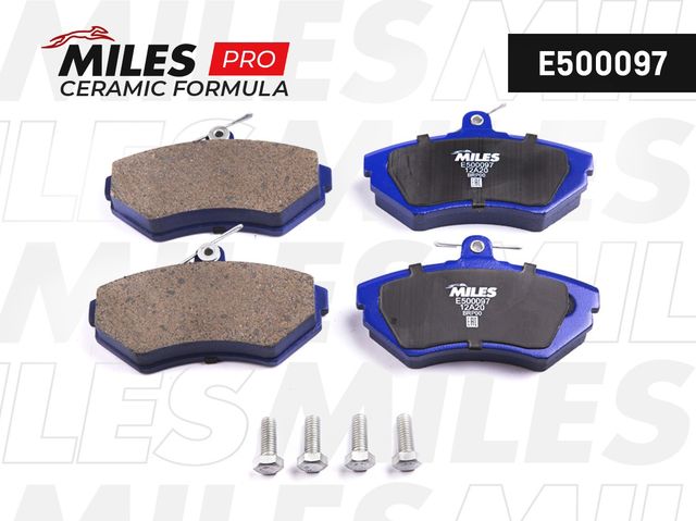 Тормозные колодки Miles (Керамика). Артикул E500097