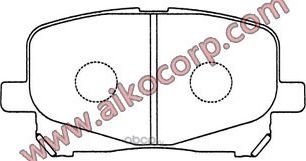 Колодки TOYOTA Estima (2000-2006) передние (Aiko). Артикул PF1448
