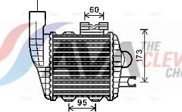 Интеркулер AVA. Артикул HY4226