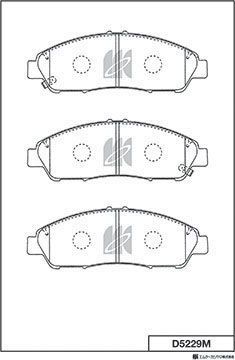 Тормозные колодки MK Kashiyama. Артикул D5229M