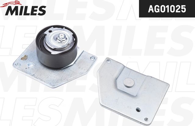Натяжной ролик (натяжитель) ремня ГРМ Miles для Renault Scenic III 2009-2016. Артикул AG01025