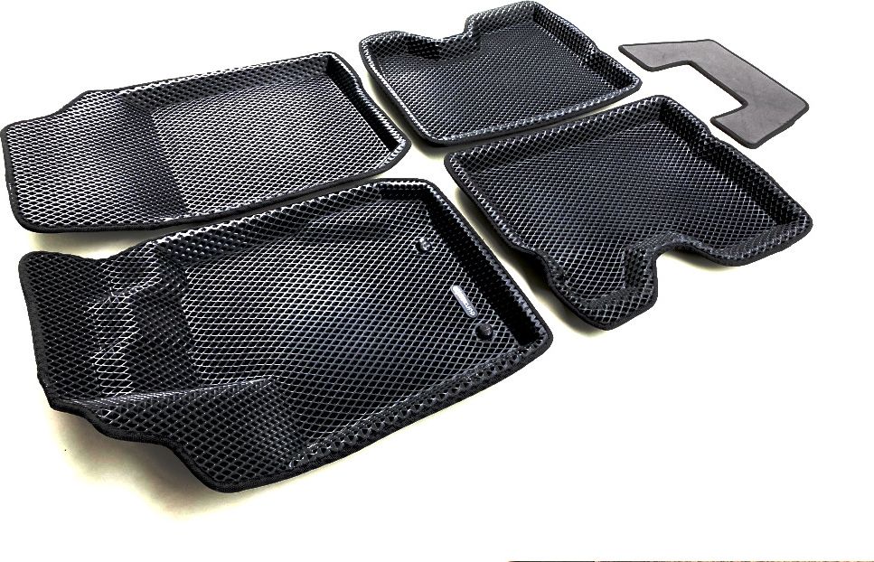 Коврики Euromat 3D EVA для салона Renault Kaptur 2016-2026. Артикул EM3DEVA-004206