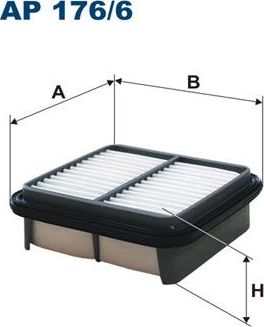 Воздушный фильтр Filtron. Артикул AP 176/6