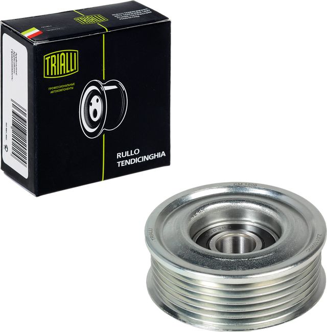 Направляющий (ведущий) ролик приводного поликлинового ремня Trialli для Mazda 3 II (BL) 2008-2014. Артикул CM 1208