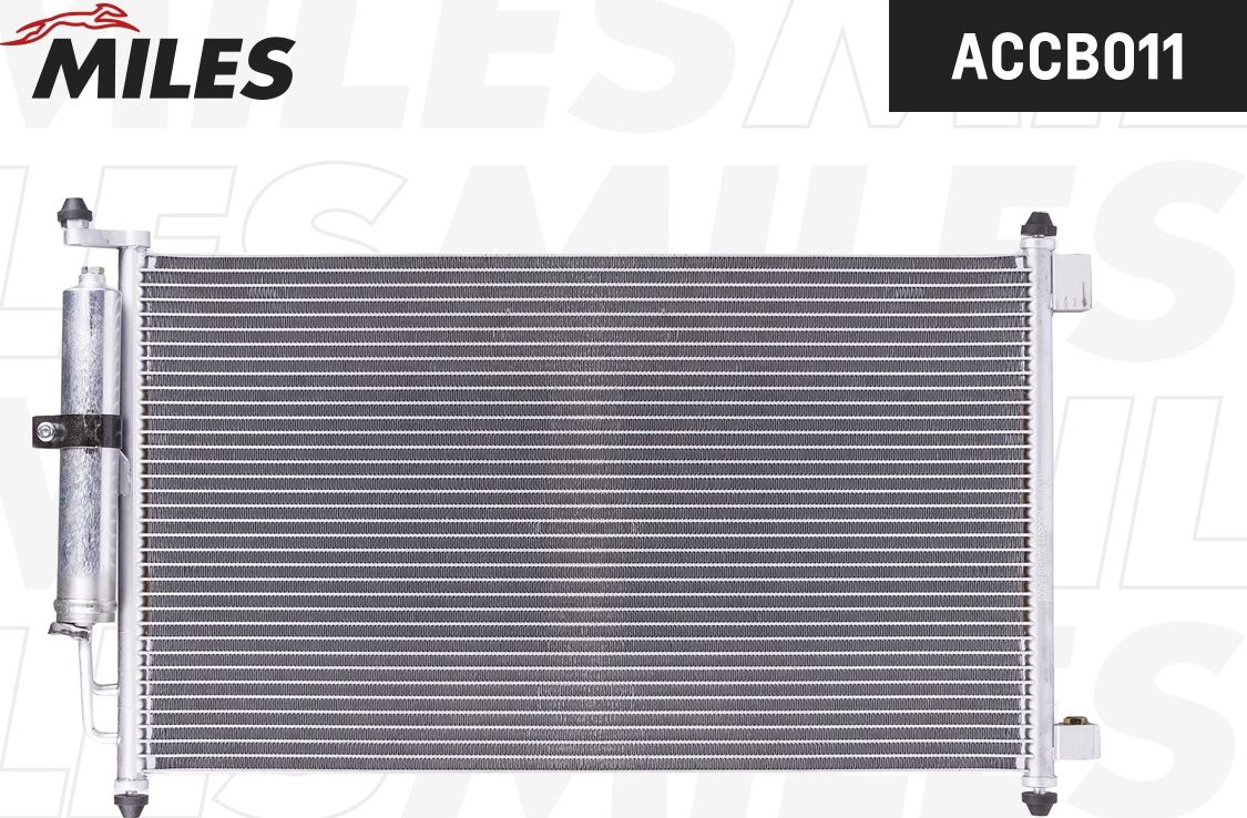 Радиатор кондиционера (конденсатор) Miles (алюминий). Артикул ACCB011