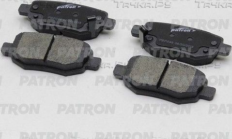 Тормозные колодки Patron задние для Chery M11 (A3) 2008-2014. Артикул PBP049