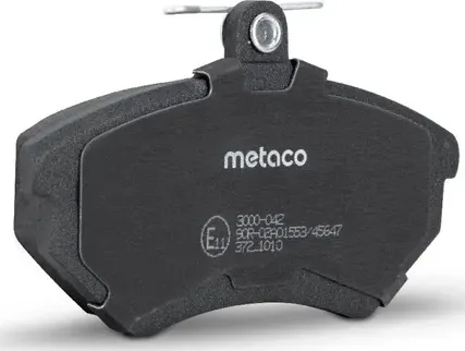 Колодки тормозные AUDI 80 87- перед. (Metaco). Артикул 3000042