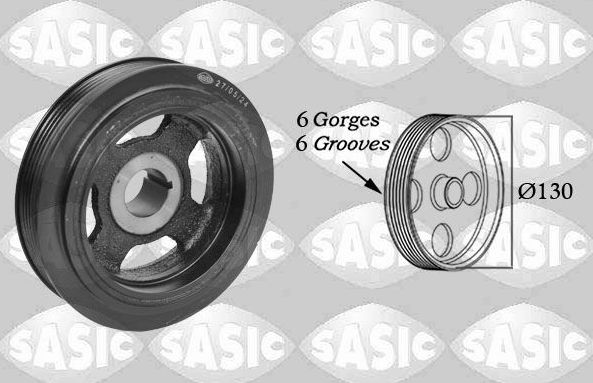 Шкив коленвала Sasic для Toyota MR2 III (W30) 1999-2007. Артикул 2156049