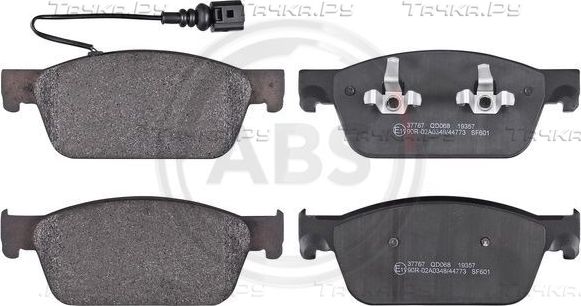 Тормозные колодки ABS передние для Volkswagen Transporter T6 2015-2026. Артикул 37767
