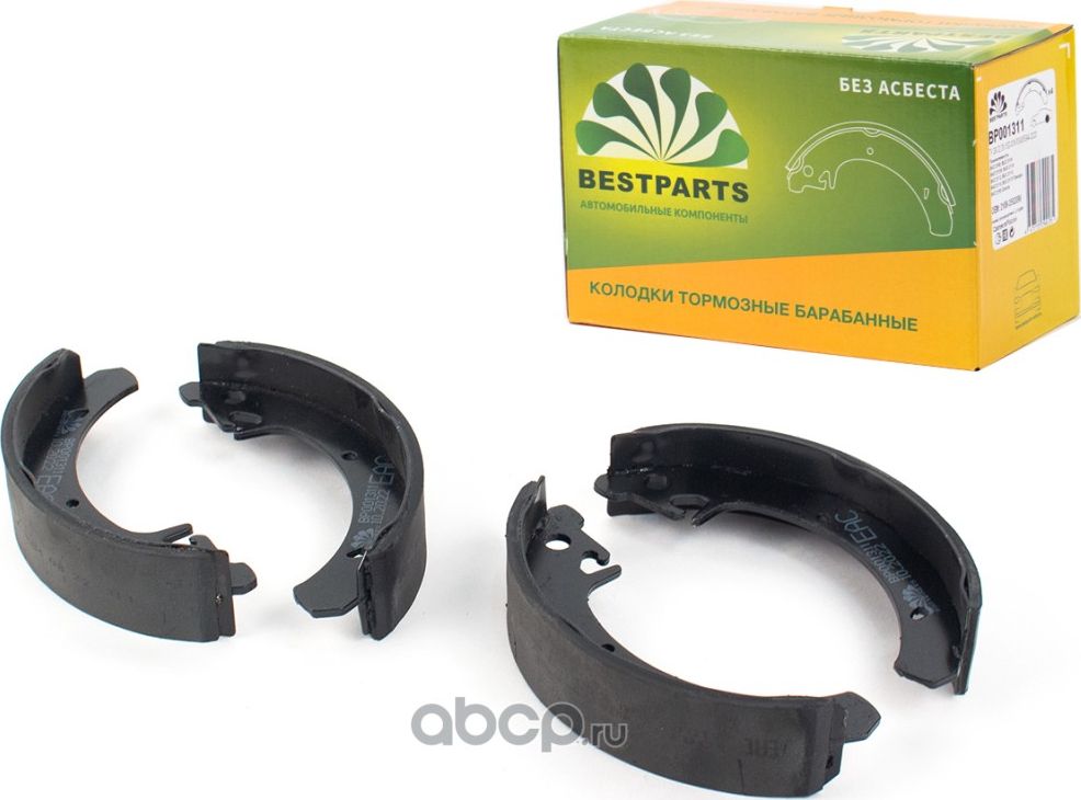 Колодки тормозные ВАЗ-2108-2115,1118 задние (4шт.) BESTPARTS Bestparts. Артикул BP001311