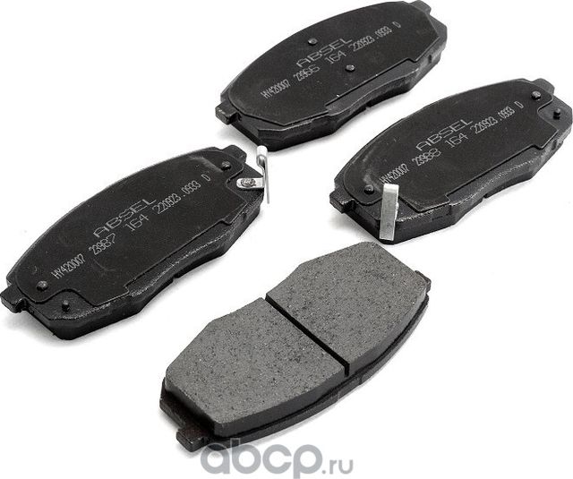 Колодки тормозные передние (Absel) Absel. Артикул HY420007