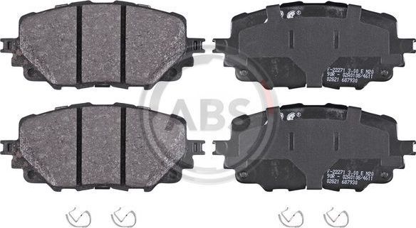 Тормозные колодки ABS передние для Mazda MX-5 IV (ND) 2015-2026. Артикул 35126