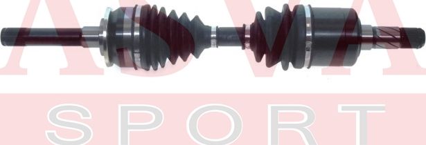 Полуось (привод в сборе, приводной вал) Asva. Артикул KADR-BG3