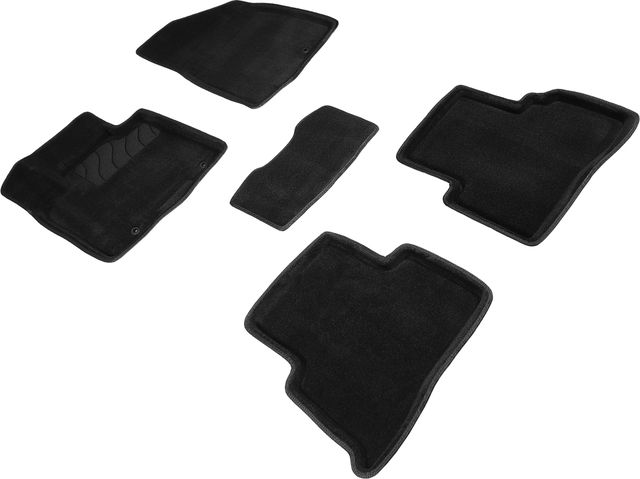 Коврики 3D Seintex для салона Kia Sportage IV рестайлинг 2018-2026 ЧЕРНЫЕ. Артикул 96364