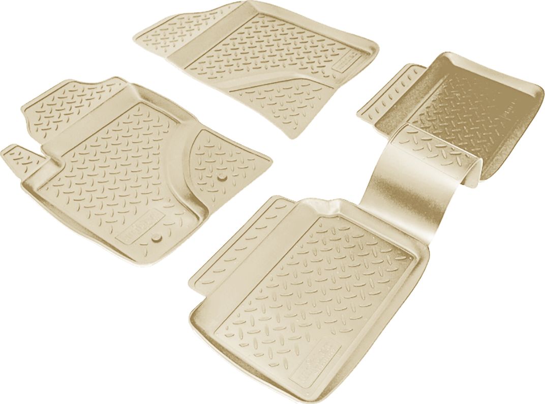 Коврики Норпласт для салона Toyota Avensis T25 2003-2009 БЕЖЕВЫЙ. Артикул NPL-Po-88-03-B