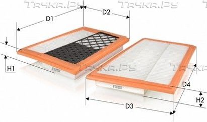 Воздушный фильтр Tecneco Filters. Артикул AR10662PMX2