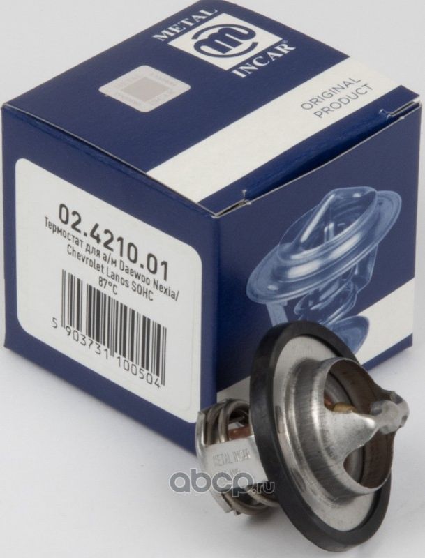 ТЕРМОСТАТ METAL INCAR ДЛЯ АМ DAEWOO NEXIACHEVROL (Metal-Incar). Артикул 02421001