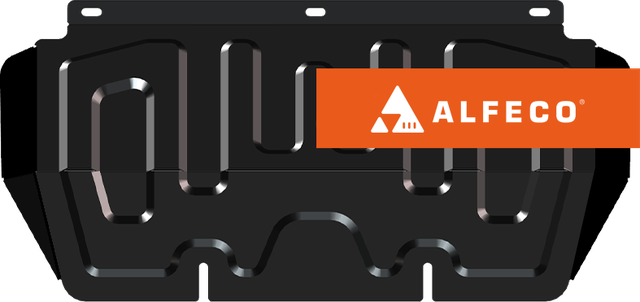 Защита Alfeco для радиатора Changan Hunter Plus 2023-2026. Артикул ALF.57.17