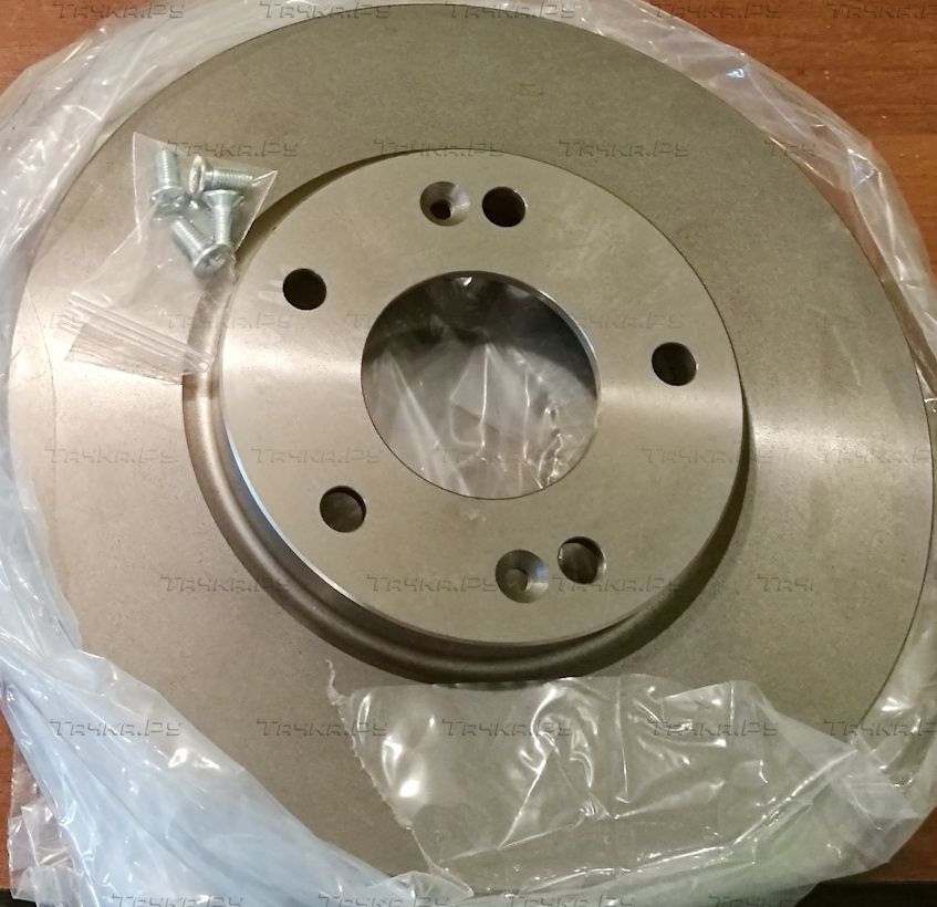 Тормозной диск Bosch передний для Kia Spectra II 2004-2009. Артикул 0 986 479 368