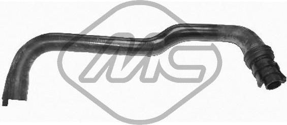 Патрубок радиатора (системы охлаждения) Metalcaucho. Артикул 08998