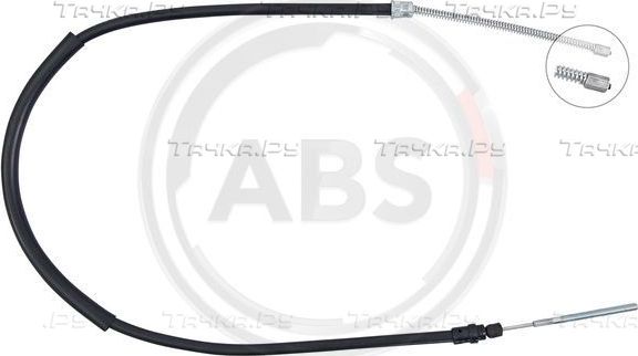 Трос ручника (тросик ручного тормоза) ABS. Артикул K10806