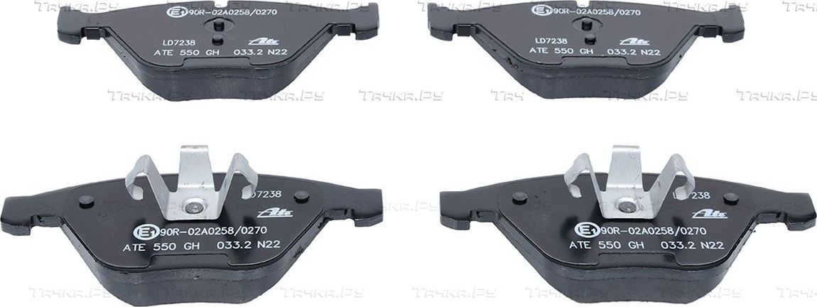 Тормозные колодки ATE Ceramic передние для BMW Z4 II (E89) 2009-2010. Артикул 13.0470-7238.2