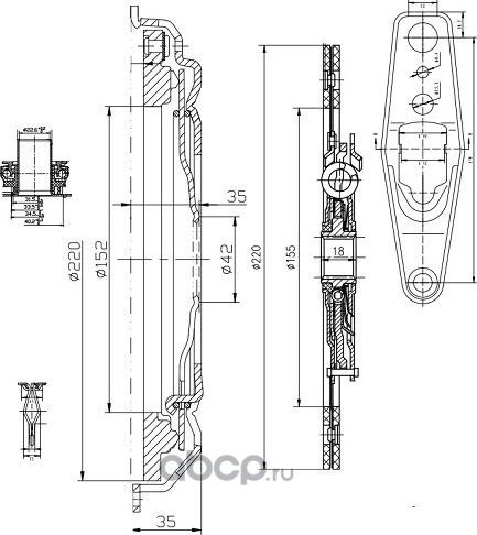 Комплект сцепления AUDI A3SKODA OCTAVIAVW GOLFJ (SAT). Артикул STWVW115