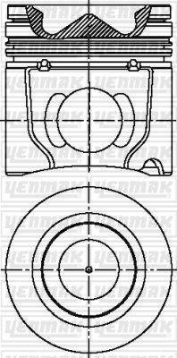 Поршневая група Yenmak. Артикул 31-04847-050