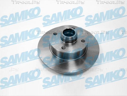 Тормозной диск Samko задний для Volkswagen Corrado 1988-1995. Артикул V2241P
