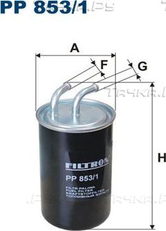 Топливный фильтр Filtron. Артикул PP 853/1