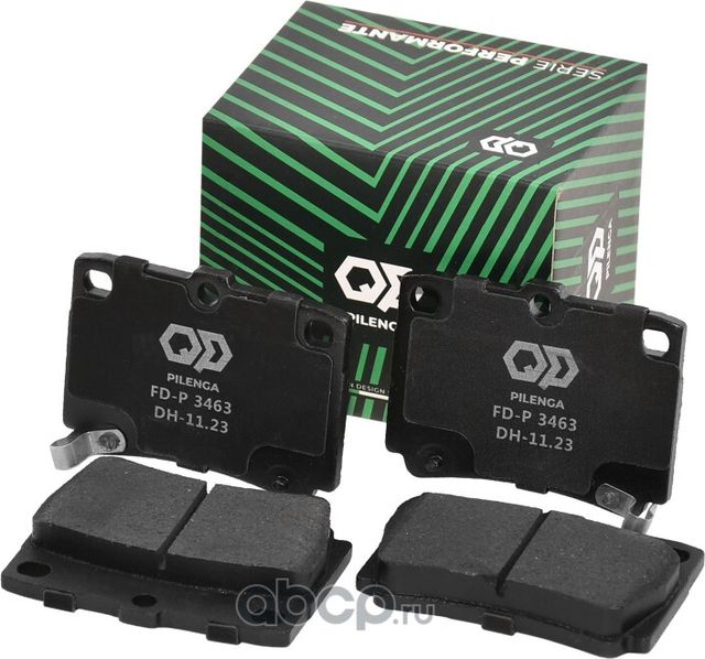 Колодки тормозные дисковые задние (Pilenga). Артикул FDP3463