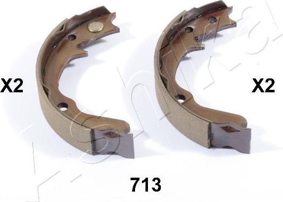 Тормозные колодки (стояночная тормозная система) ASHIKA. Артикул 55-07-713