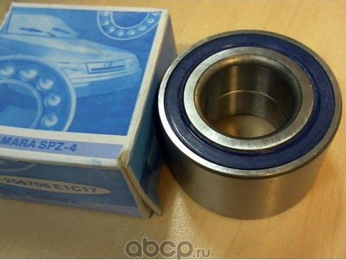 Подшипник 256706 ступицы 2108 зад, 1111 перед. шарик двухряд (пластик сепаратор) (СПЗ-4). Артикул 256706